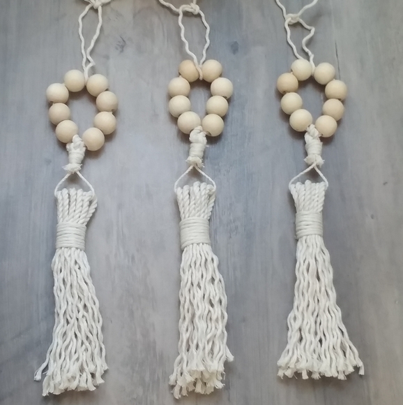 Hand Crafted Other - 🛑SOLD🛑BOHO BEADED TASSELS/SET OF THREE